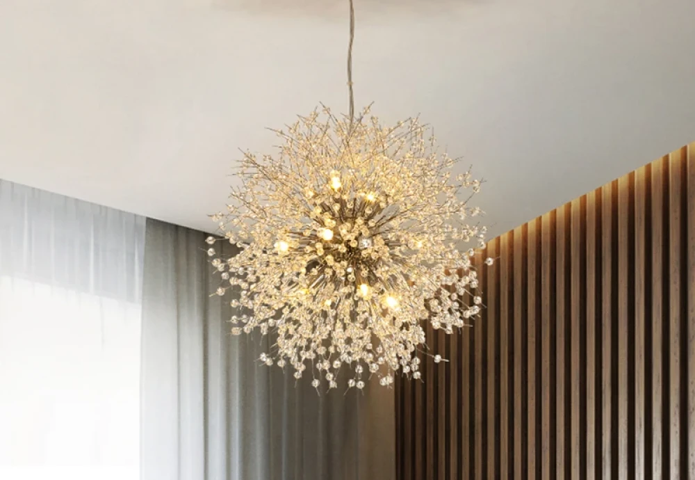 crystal ball chandelier