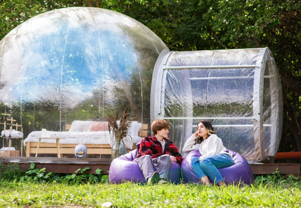 buying an inflatable bubble tent