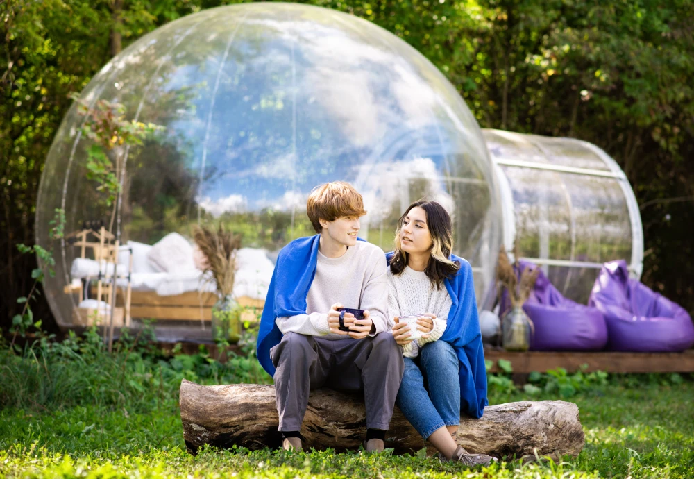 can you live in a bubble tent