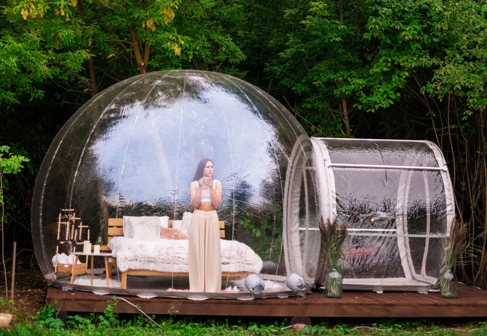 can you live in a bubble tent